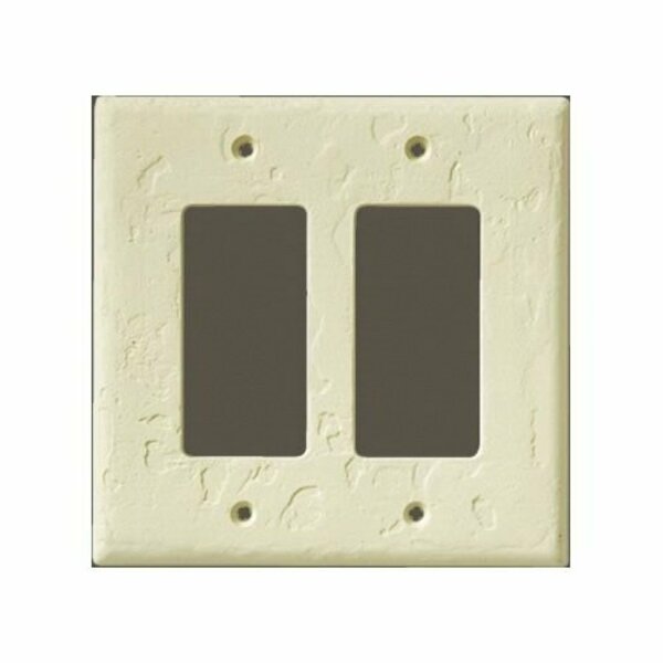 Can-Am Supply InvisiPlate Hand Trowel Wallplate, 5 in L, 3-1/4 in W, 1 -Gang HT-R-1